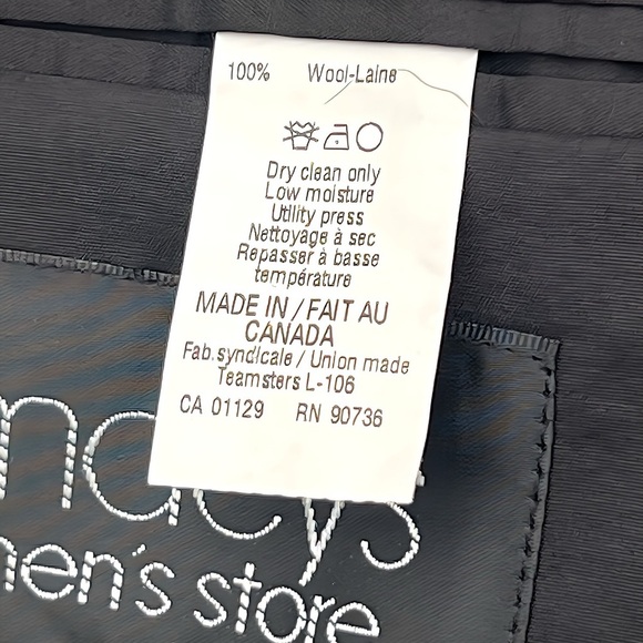 Lauren Ralph Lauren 2 Piece Wool Suit 42R Gray Pinstripe Blazer Pants 38W 30L - Picture 12 of 16